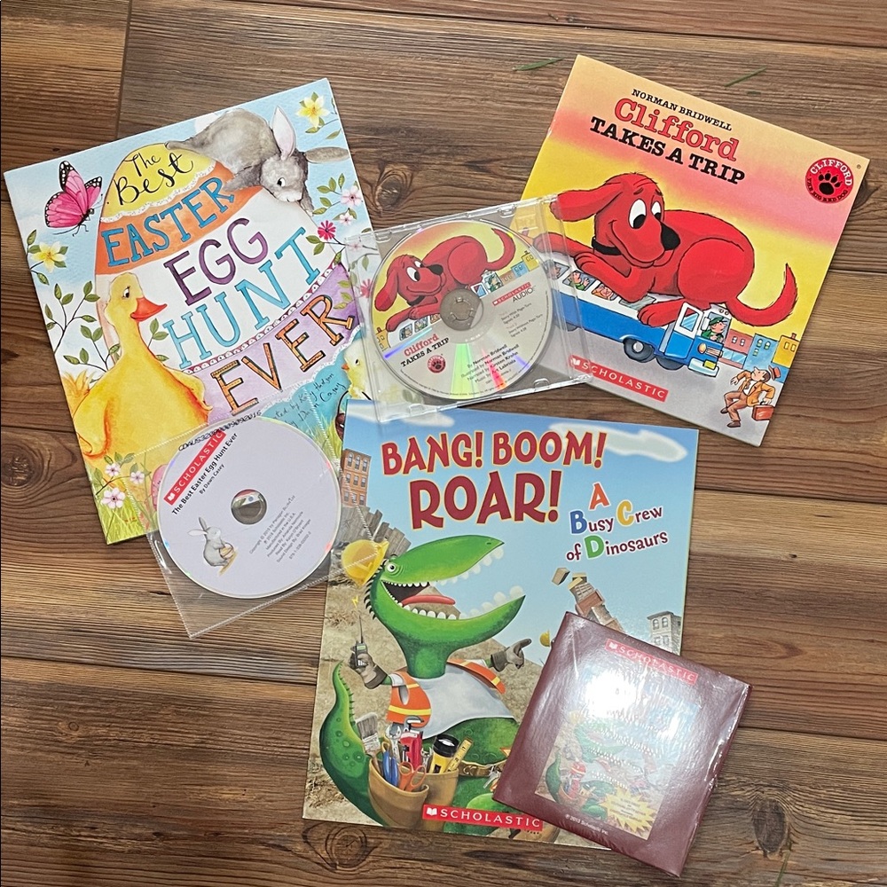 Scholastic Books with CDs Bundle